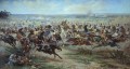 Eine Anklage der russischen Leibwächter am 2 Juni 1807 Viktor Mazurovsky Militärkrieg